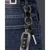Idakekiy Key Chain Quick Release Spring with 4 Key Rings