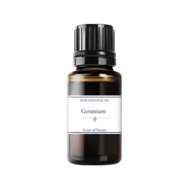 Grace of Nature Geranium Essential Oil Essential Oil AEAJ Certified Essential Oil (10ml)