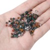 BEADIA Natural Indian Agate Short Cylinder Beads 2x3mm 155pcs Tube