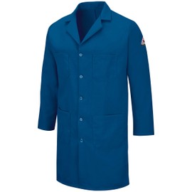 Bulwark FR Mens Nomex Lab Coat, Royal Blue, X-Large US