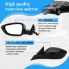 Black Left Driver Side Mirror Replacement For Honda Accord LX