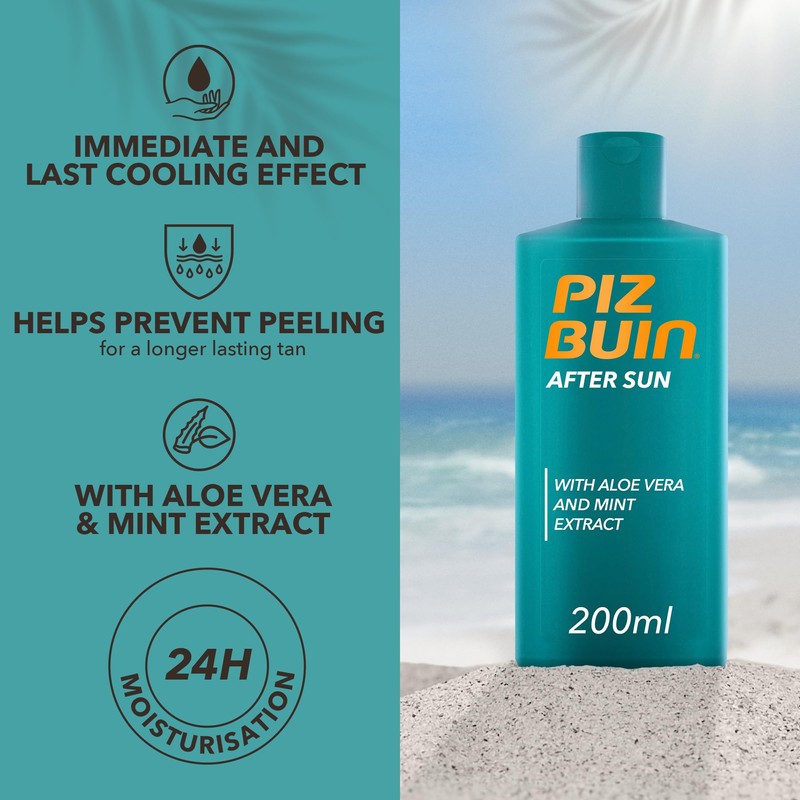 Piz Buin After Sun Moisturising Lotion with Aloe Vera 200