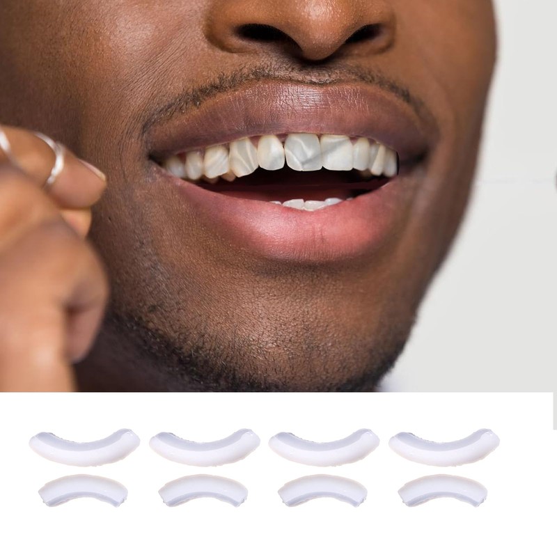 4 Pairs 6-8 Teeth Grillz Mold Kits,Silicone Molding Bars Gels