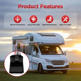 36398 Automatic Flush Controller for Thetford Tecma Silence Plus RV Toilet, Replacement Control Unit for Permanent Toilets