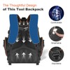 Backpack Tool Bag - LOKASS Tool Backpack Heavy Duty Tool