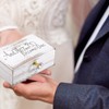 Wedding Ring Bearer Box and Then Two Become One Mr.