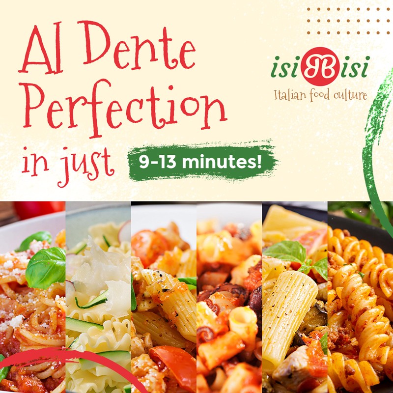 isiBisi Gluten-Free Pasta Sampler, 8-Pack - Penne, Spaghetti, Rigatoni, Tubetti,