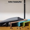 2Pcs Tamping Mat Silicone Coffee Pad with Beech Handle Tamper