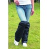 Kawadomi Seisakusho KW-551B Leg Cover Black Small Dot