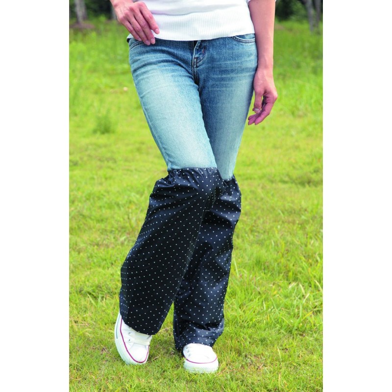 Kawadomi Seisakusho KW-551B Leg Cover Black Small Dot