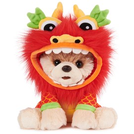 GUND Boo, The World’s Cutest Dog Lunar New Year Dragon Plush Pomeranian Stuffed Animal for Ages 1 and Up, 9”