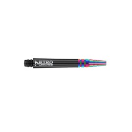 RED DRAGON Nitrotech Ionic Intermediate Black Dart Stems - 2 sets per pack (6 stems in total)
