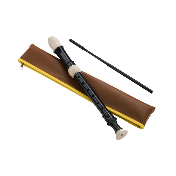 ZAZA- Quality Soprano Recorder with Zipper Bag, Cleaning Rod, and