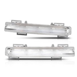 G-PLUS LED Fog Lights Daytime Running Lamps Pair, Compatible with Benz C250 C300 C350 E400 E63 SLK250 SLK300 SLK350 2012-2016, LH & RH 2PCS, 2049069000, 2049068900