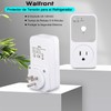 Walfront - Protector de Voltaje Eléctrico para Refrigerador Enchufe de