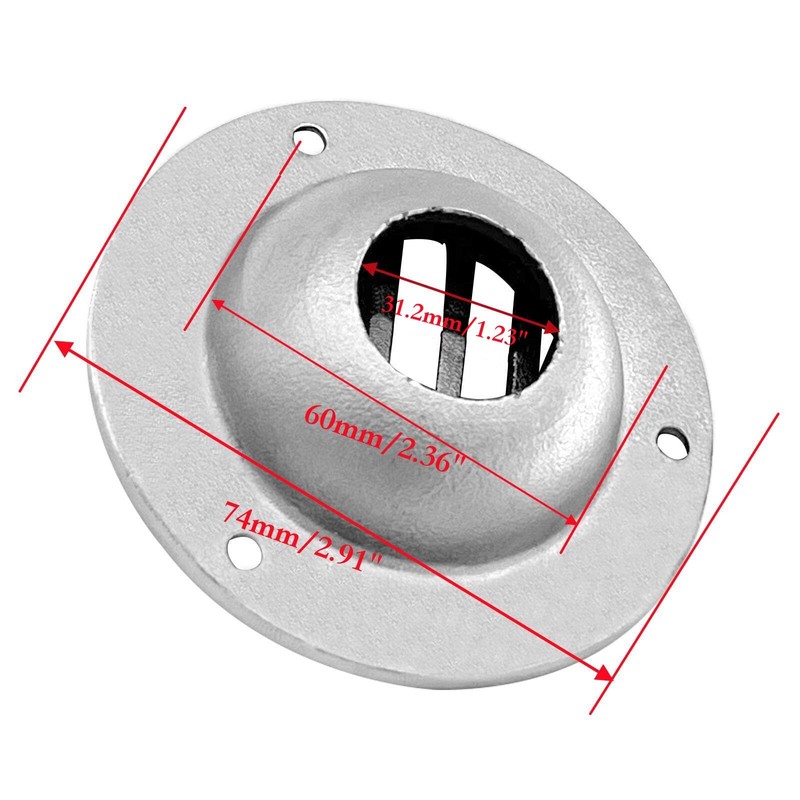 1Pack Marine Grade Stainless Steel 316 Cut Out Boat Floor