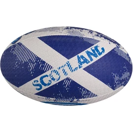 Optimum SCOTLAND National Rugby Ball- Iconic Style with Great Flight and Air Retention - Rubber Dimpled Surface for Enhanced Grip - 2-Ply 410g Ball, Size 5