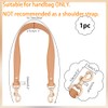 PH PandaHall 20.3 Inch Browner Leather Bag Strap Short Purse