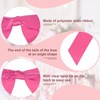 PATIKIL 50 Pcs Satin Ribbon Twist Tie Bows 3.5 Inch