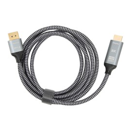 DisplayPort 1.4 to HD Multimedia Interface 2.1 Adapter Cable 8K DisplayPort Male to HD Multimedia Interface Female Cable