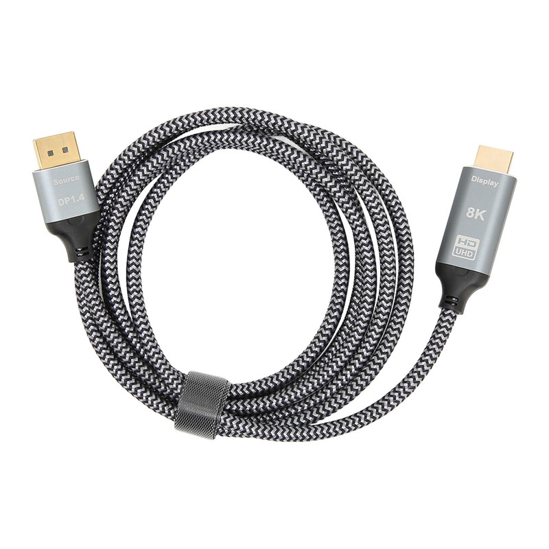 DisplayPort 1.4 to HD Multimedia Interface 2.1 Adapter Cable 8K