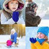 YCZARD 2Pairs Kids Winter Gloves Children Stretchy Warm Gloves Soft