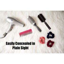 Diversion Safe Hair Brush by Stash-it, Can Safe to Hide Money, Jewelry, or Valuables with Discreet Secret Removable Lid and, New Version