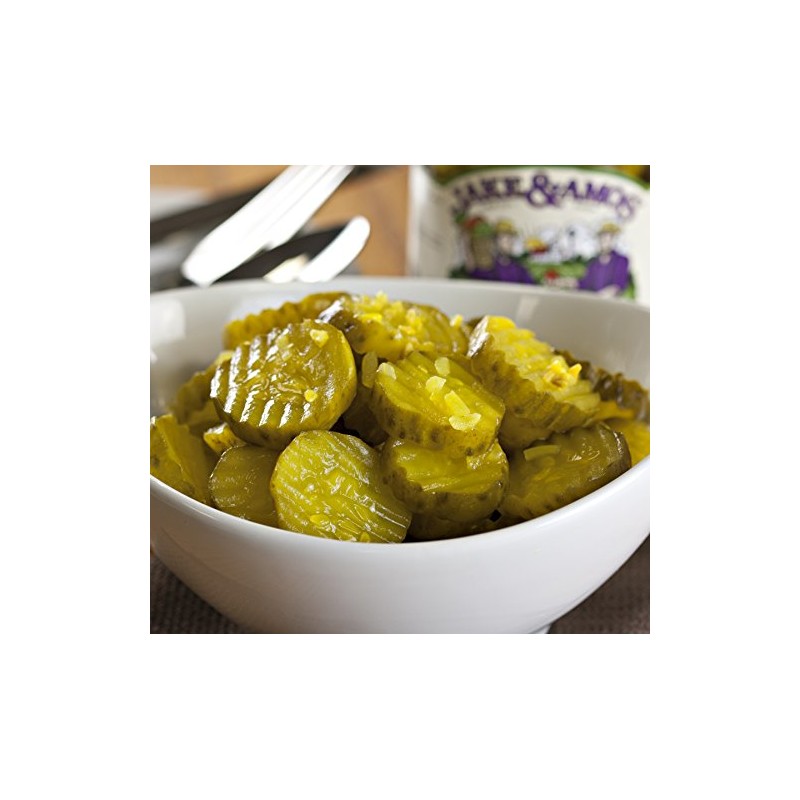 Jake & Amos Dill Garlic Pickle Chips 33 Oz. (2