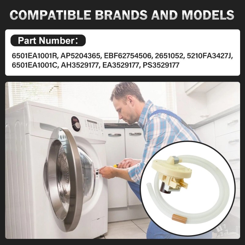 for LG 6501EA1001C 6501EA1001R Washer Water Level Pressure Sensor Switch