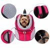 Breathable Dog Carrier Backpack for Travel – Adjustable Double-Shoulder Pet