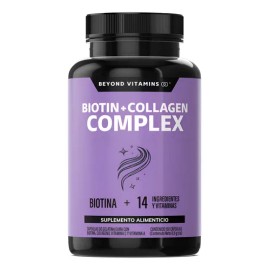 Biotina  Colágeno - Cabello Piel Uñas - 150 Cápsulas                                                                                                  