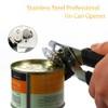 Manual Can Opener, Stainless Steel Handheld Tin Jar Bottle Opener