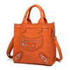 Guscio Basic 120909 2-Way Women’s Handbag, Shoulder Bag, Punching Processing,
