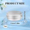15Pcs Aluminium Tins Jars 10ml Round Small Tins with Lids