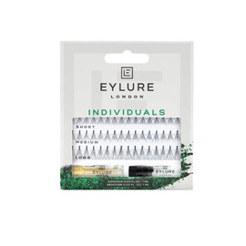 Eylure Pro Individual False EyeLashes in Short, Medium, and Long - Black EyeLashes Kit
