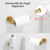 Juego de 4 Piezas de Accesorios de baño de Acero