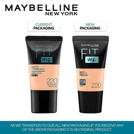 Maybelline Fit Me Matte & Poreless Spf 22 220 Foundation 18ml