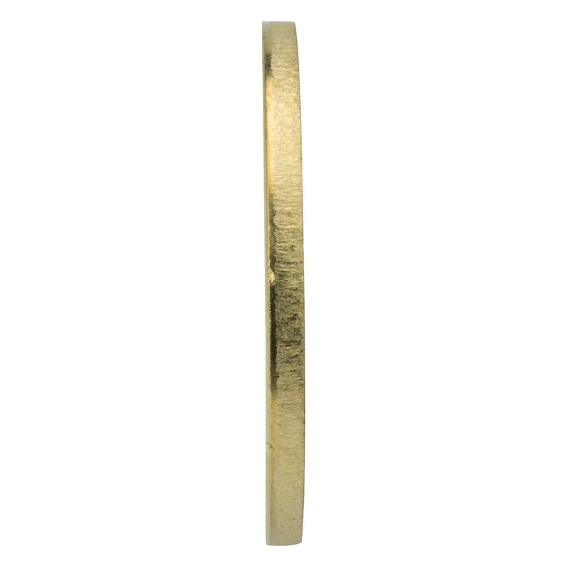 1/4" Solid Brass Flat Washers, Commercial Standard, Grade 360, Plain