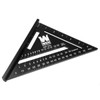 WEN WEN ME777L 7-Inch Magnetic Rafter Square Layout Tool with Laser-Etched Scale, Silver