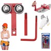 Chainsaw Bar Rail Tightening Repair Tool, Cast Iron Aluminum Bar