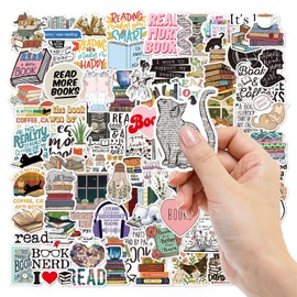 Hebterrka Pack of 150 Book Stickers, Waterproof Kindle Stickers, Spicy Booktok Stickers for Adults, Kindle Cases, Book Stickers for Computers, Laptops, Phones
