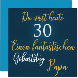 Stuff4 50th Birthday Card Dad - Fantastic - Happy Card Birthday for 50 Year Old Dad from Son Daughter Gifts Man 145mm Fifty Fiftieth Birthday Gifts Greeting Cards