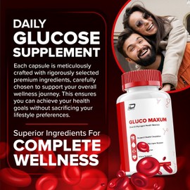 Gluco Maxum (5 Pack) Gluco Maxum Capsules – Gluco Max Pills Advanced Supplement, All Natural