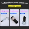 Qrity Pack of 20 Rubber End Caps, Thread Protection Cap,