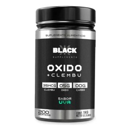 Black Supplements Oxido Nítrico  Clembu 1kg Pre Entreno                                                                                               