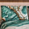 MARBLELIZED – Pair of Pillow Cases for Bed 50 x