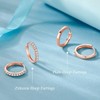 Deyanse Silver Hoops Earrings for Women, 925 Sterling Silver Hoop