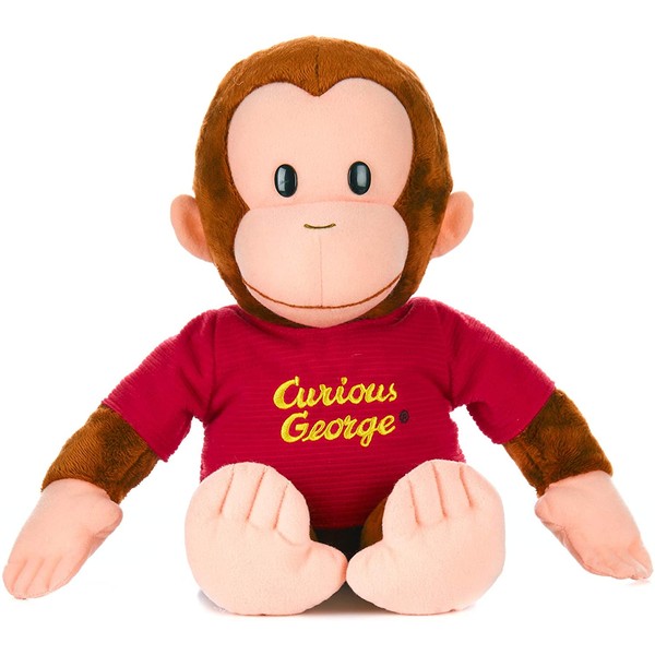 KIDS PREFERRED Curious George Monkey Plush - Classic George 16" Stuffed Animal