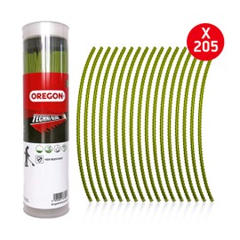 OREGON 525243 Techni Blades Pasta Type Nylon Cord for Grass Mowers 0.2 inches (6.0 mm) x 10.2 inches (26 cm) x 205 Pieces