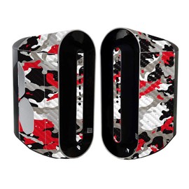 MightySkins Carbon Fiber Skin Compatible with Alienware Aurora R11 Gaming Desktop - Red Camo | Protective, Durable Textured Carbon Fiber Finish | Easy to Apply and Change Styles | Made in The USA